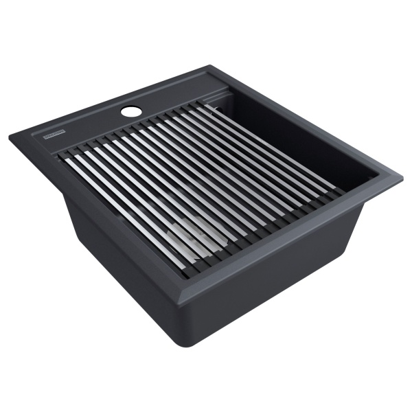Мойка STEPIA 45, IT-GRANIT, PM114651-AN, антрацит, 460х510, Paulmark