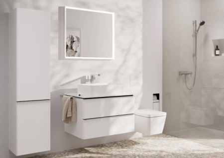Смеситель для раковины Hansgrohe Tecturis E CoolStart EcoSmart 73070000 хром 73070000