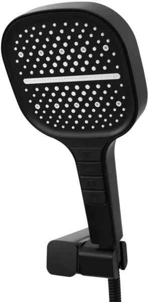 Смеситель для ванны с ручным душем Hansberge H4077 Черный матовый