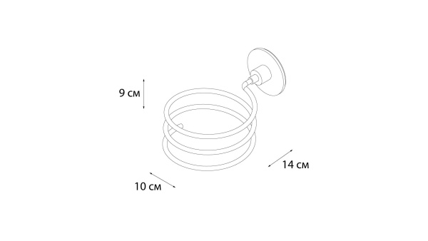 Держатель для фена Fixsen Round FX-92119