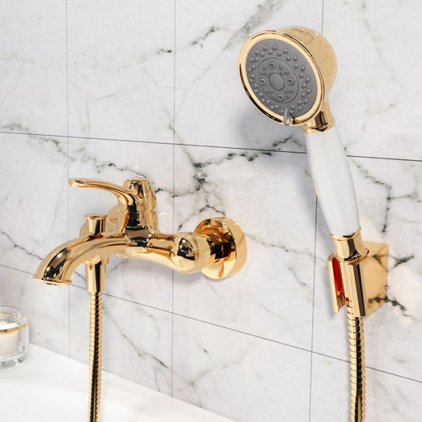 Смеситель для ванны IDDIS Oldie желтое золото OLDYG00i02