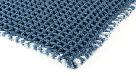 Коврик для ванной Fixsen Soft, синий, 1-ый (40х60 см), FX-4001C