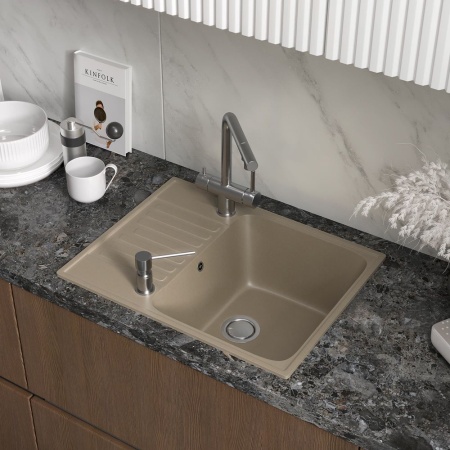 Кухонная мойка Reflection Prima RF0460BE, бежевый