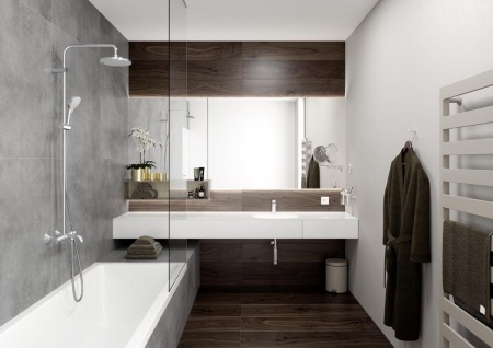 Hansgrohe Vernis Blend Смеситель для раковины однорычажный 100 со сливным гарнитуром хром 71551000