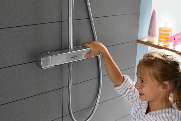 Hansgrohe Croma E Showerpipe 280 1jet Душевой набор с термостатом хром 27630000