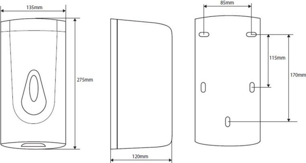 Дозатор для пенного мыла Bemeta Hotel 121209032