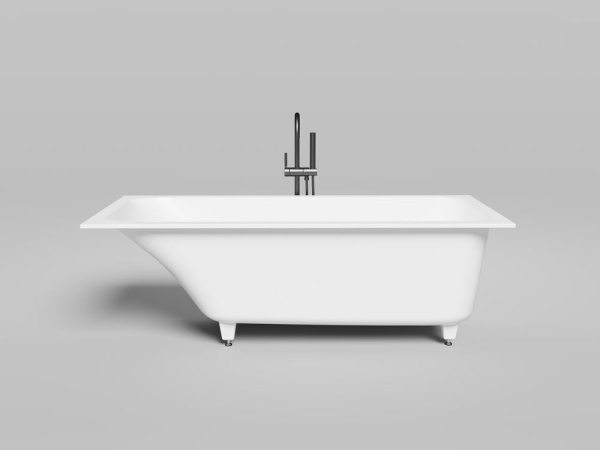 Ванна встраиваемая Salini ORLANDA KIT 170x75 покраска по RAL полностью, S-Stone, матовый 102127MF