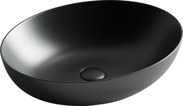 Умывальник Ceramicanova чаша накладная овальная Element 520x395x130мм