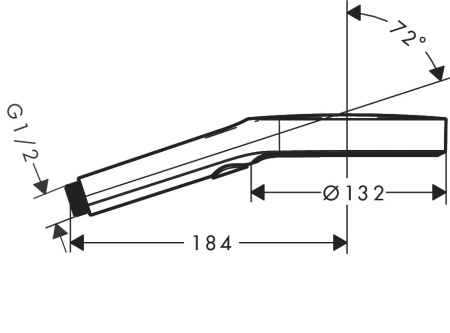 Hansgrohe Rainfinity Ручной душ 130 3jet хром 26864000