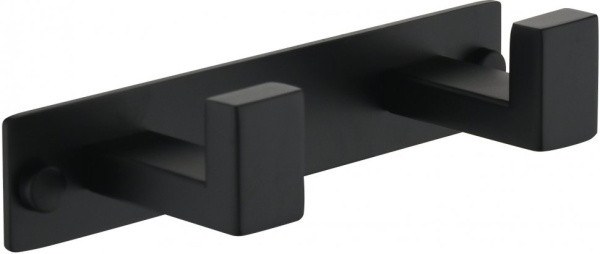 Полотенцедержатель на планке 2-й Grocenberg AC0012 (Черный матовый)