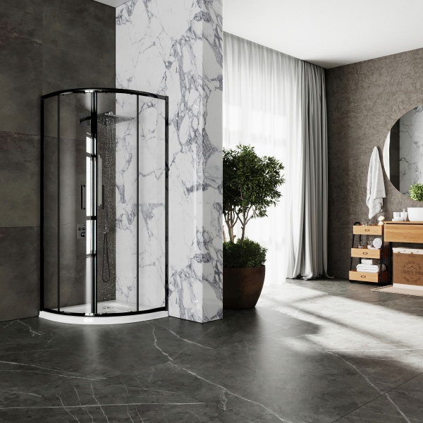 Душевой уголок Roxen Santi 55020-80B (80*80*195)