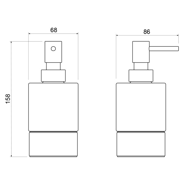 Дозатор настольный Timo Saona 13239/18 черное золото