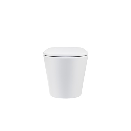 Унитаз подвесной Пиатти (Piatti) VT1-11TA Торнадо, цвет белый, ультратонкое микролифт сиденье