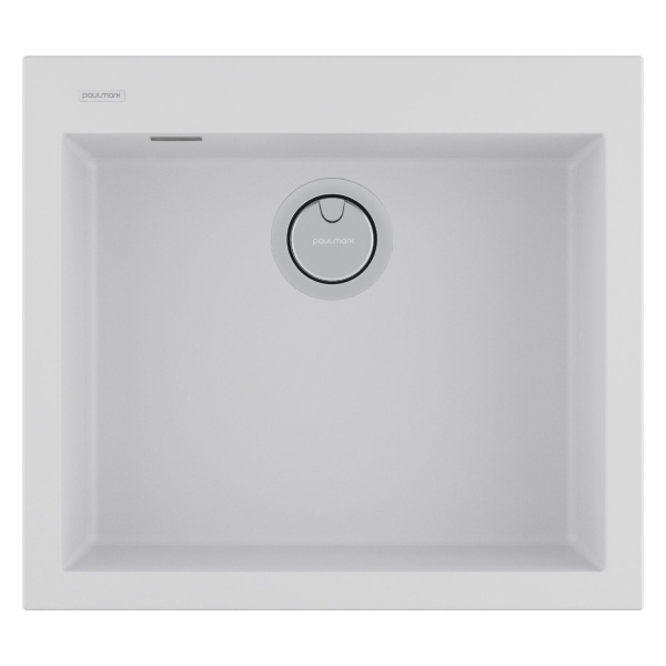 Мойка DECORATION 56, ACRYSTONE, PM935650-WH, WHITE, 560х500 мм, Paulmark