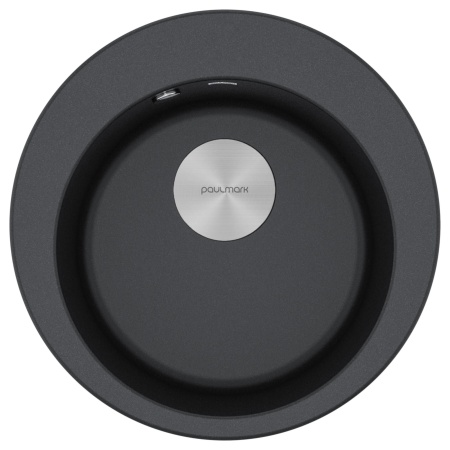 Мойка GELEGEN 50, IT-GRANIT, PM404800-BL, черный гранит, D475 мм, Paulmark