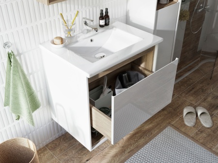 Мебельная раковина STWORKI Quadro 75