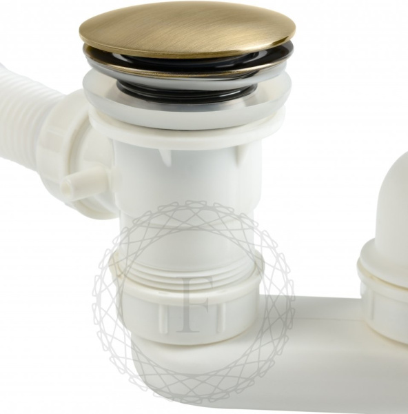 Сифон для ванны автоматический FILARETE FL90 (Бронза)