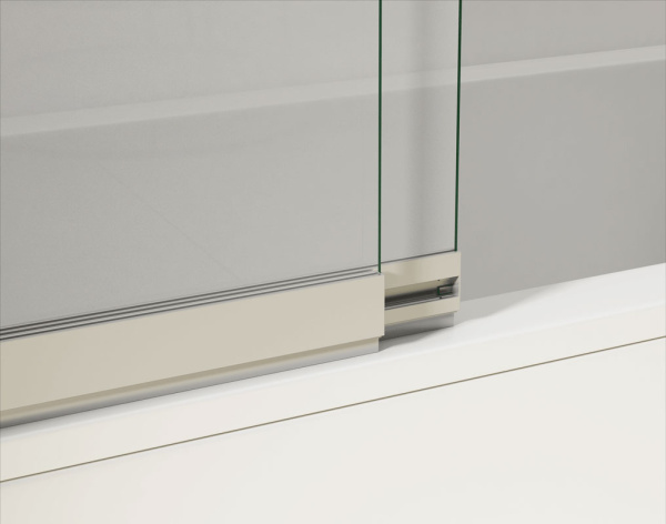 Душевая шторка на ванну Vincea VSB-1E100CG, 1000*1450, хром, стекло тонированное