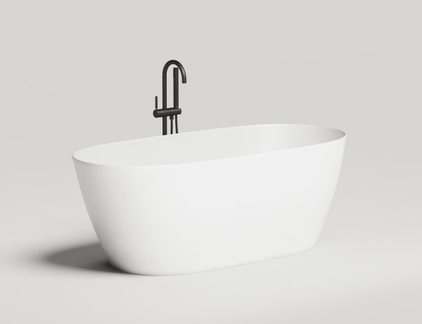 Ванна отдельностоящая Salini SOFIA LIGHT Без перелива, S-Sense, глянцевый белый 103611G