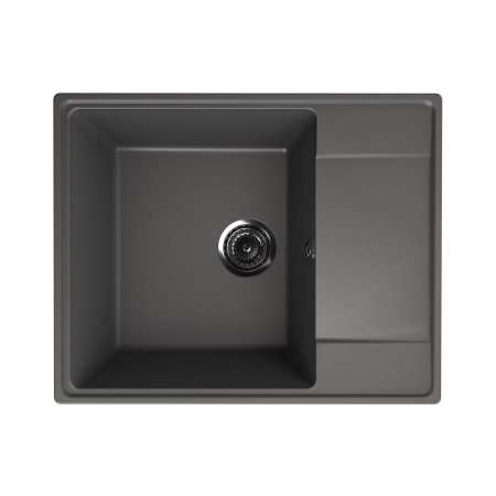 Кухонная мойка Ulgran Quartz Prima 605-09, мокрый асфальт