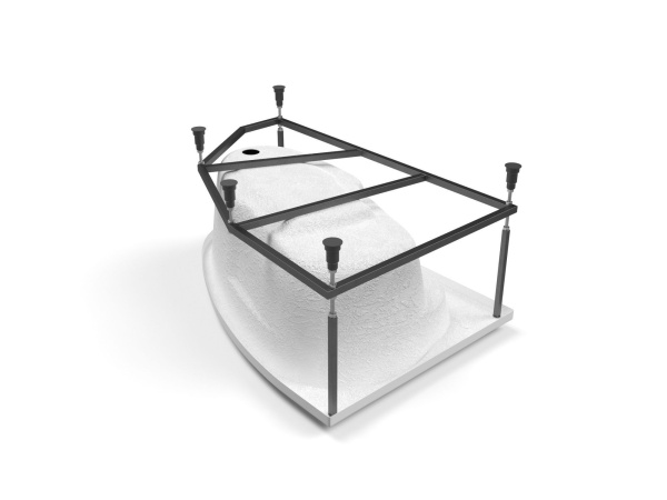 Ванна асимметричная Cersanit JOANNA NEW 140x90 правая белый, 63335