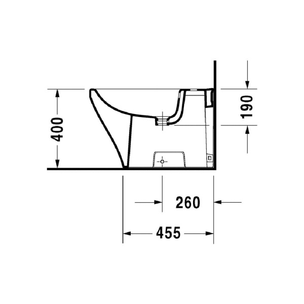 Биде напольное Duravit Durastyle 2283100000