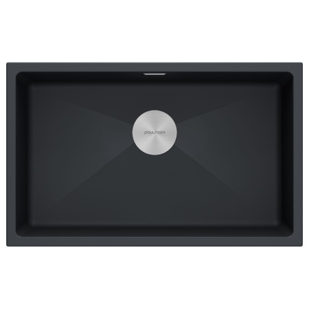 Мойка LUMI 74UNI, IT-GRANIT, LU74-AN, антрацит, 740х460, Paulmark
