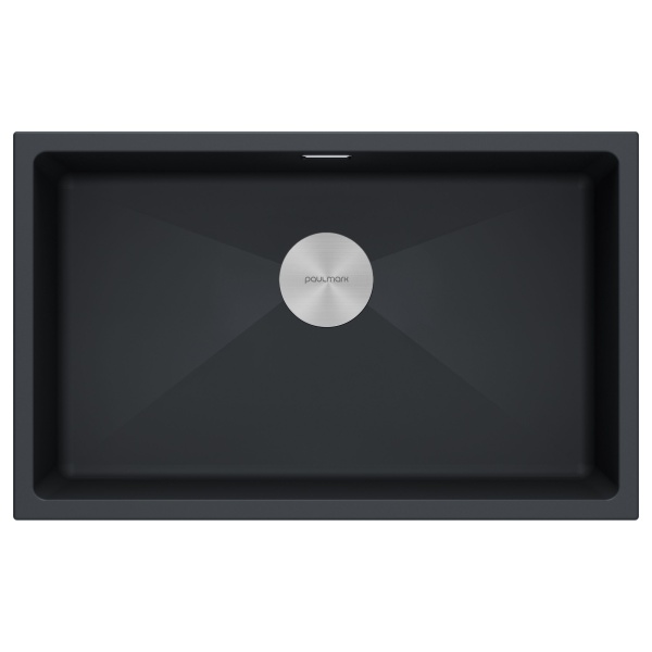 Мойка LUMI 74UNI, IT-GRANIT, LU74-AN, антрацит, 740х460, Paulmark