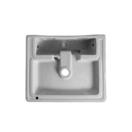 Orange RA04500W раковина накладная белая глянцевая, санфарфор