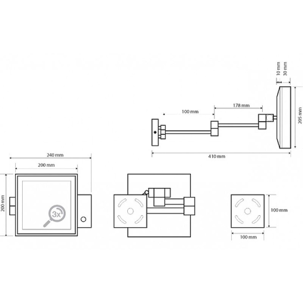 Косметическое зеркало Bemeta 116101202