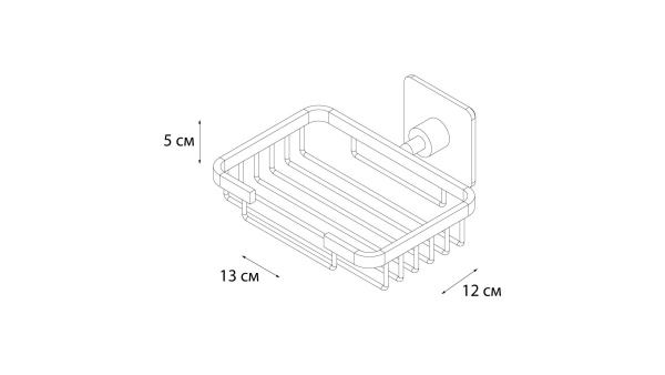 Мыльница решетка Fixsen Square FX-93109
