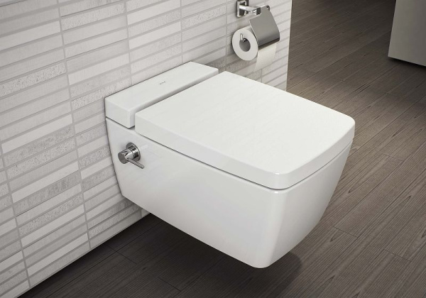 Унитаз подвесной VitrA Metropole 7672B003-1687 с бидеткой и встроенным смесителем