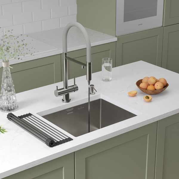 Кухонная мойка Roxen Uno 54 под столешницу