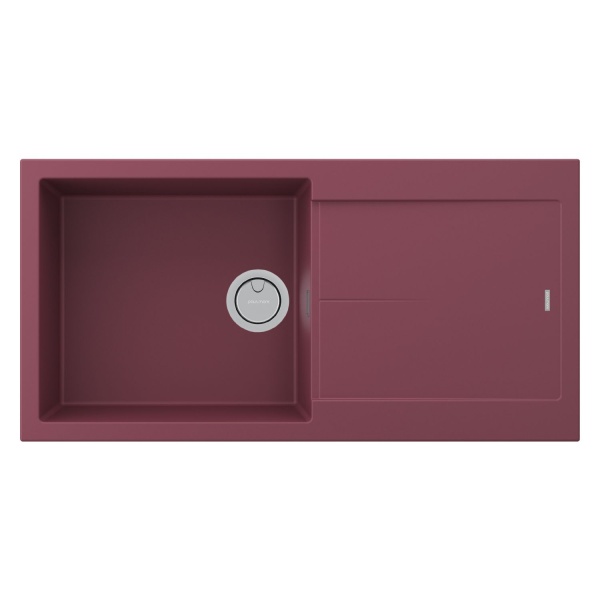 Мойка EXTENSIO 99, ACRYSTONE, PM989950-ME, MERLOT, 990х500 мм, Paulmark