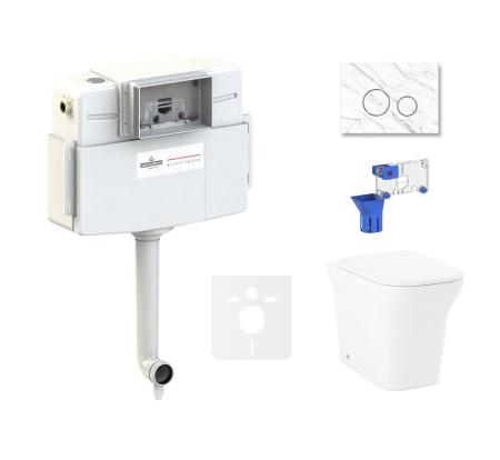 Комплект инсталляции и унитаза 5 в 1 Lavinia Boho Relfix Bristol 87551068