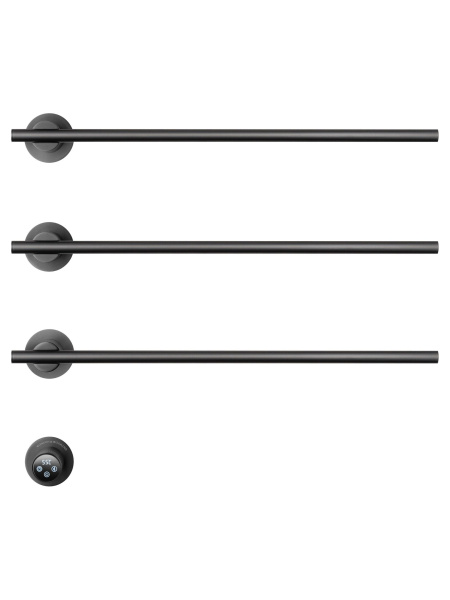 Полотенцесушитель электрический встраиваемый WONZON & WOGHAND, Темный графит (WW-A363-GM)