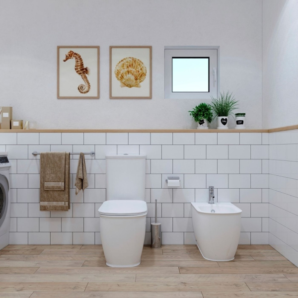 Унитаз-компакт напольный Lavinia Boho Bell Pro 21030001 напольный унитаз, быстросъемное сиденье микролифт, напольное биде