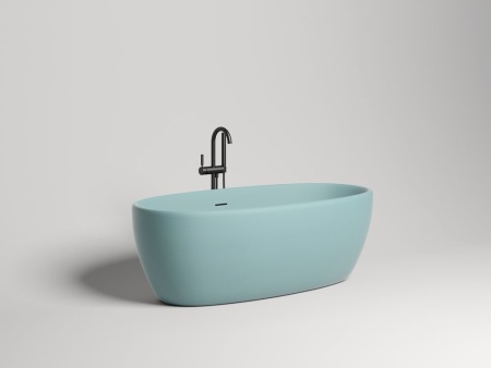 Ванна отдельностоящая Salini LUCE 170x85 покраска по RAL полностью, S-Stone, матовый 100121MF