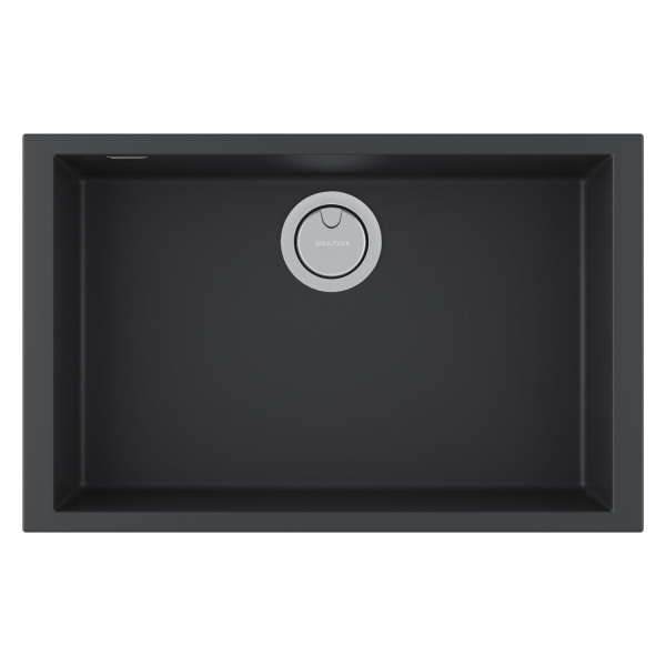 Мойка NEO CLASSIC 69, ACRYSTONE, PM966944-AN, ANTRACITE, 690х443 мм, Paulmark