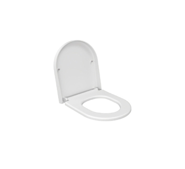 Унитаз Ambassador Queen 113T20001R (570х360х400) белый, подвесной безободковый с толстой крышкой