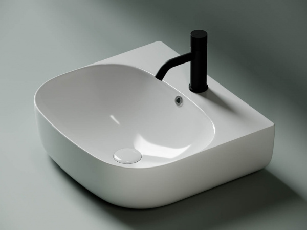 Умывальник Ceramicanova чаша накладная овальная Element 480x350x130мм