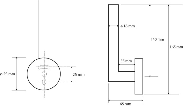 Держатель запасного рулона Bemeta Graphit 156112032