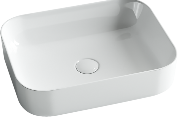 Умывальник Ceramicanova чаша накладная квадратная Element 425x425x145мм