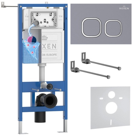 Комплект 4 в 1 RoxenBath StounFix Dual Fresh 966326 (состоит из: 710200, Santi 410280DG)