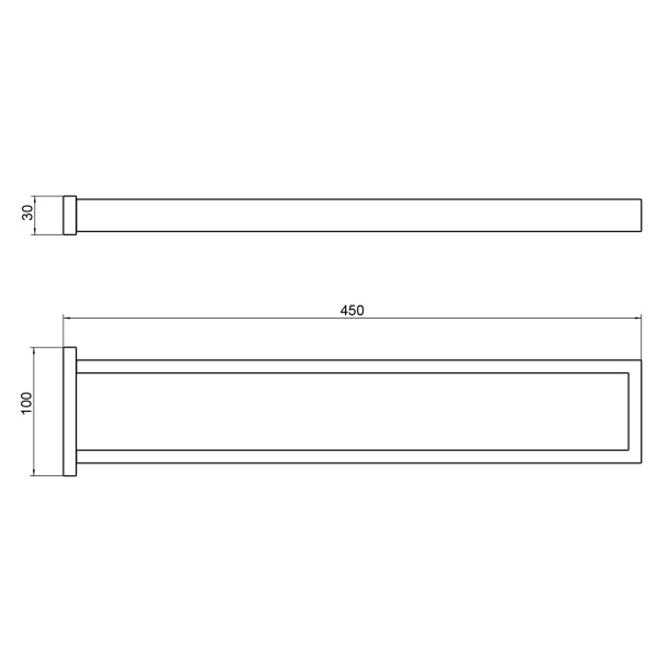 Полотенцедержатель TIMO Selene 10052/00, хром