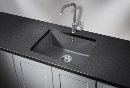 Мойка для кухни Granula 5551 графит, 55,5х46 см, квадратная