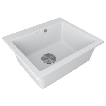 Мойка KANTE 60, IT-GRANIT, PM106052-WH, белый, 600х520 мм, Paulmark