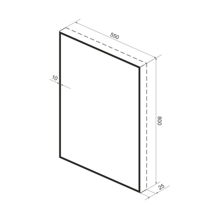 Зеркало с фоновой LED-подсветкой Wellsee 7 Rays' Spectrum 172200930
