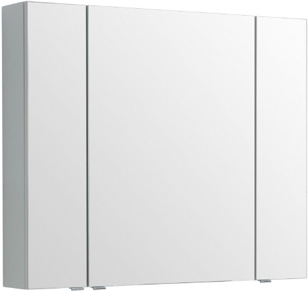 Зеркальный шкаф Aquanet Алвита New 100 Серый
