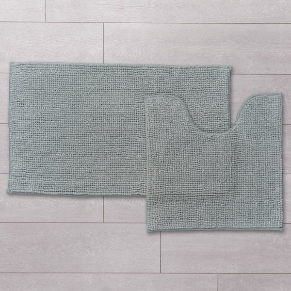 Набор ковриков для ванной комнаты IDDIS Promo 50х80 + 50х50 см шенилл P38M580i12